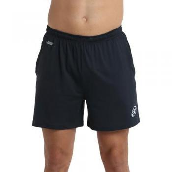 Short Bullpadel Afate Negro - Ropa de pádel para hombre, pantalones cortos, color negro