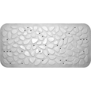 Quality ferreteria Plus M292632 - Alfombra baño Caucho piedrasv 75x36 Blanco