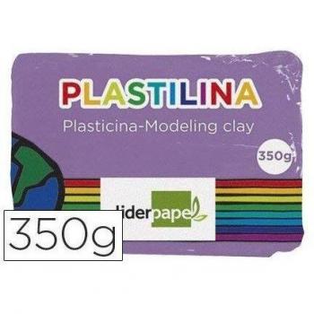 PLASTILINA LIDERPAPEL LILA UNIDAD TAMAÑO GRANDE