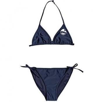 Roxy Early Conjunto De Bikini Tiki Tri para Chicas 8-16 Conjunto De Bikini Tiki Tri, Niñas, Mood Indigo, 12