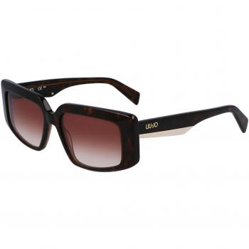 Liu Jo LJ791S 240 Women's Sunglasses Tortoiseshell Square Havana Size 54