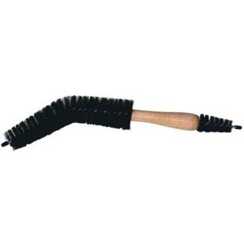 Redecker- Cepillo curvo para limpieza de bicicletas y motocicletas, acero inoxidable