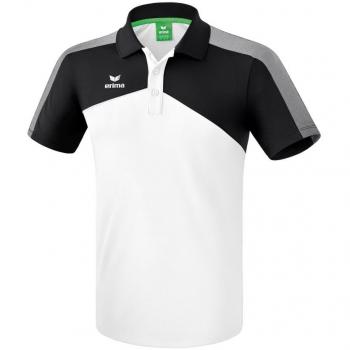 Erima GmbH Premium One 2.0 Polo de Tenis, Mujer, Blanco/Negro/Blanco, 40