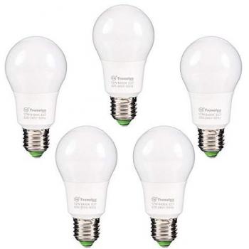 Bombilla LED A60 12W E27 luz blanca fría 6400K 960LM (5-Unidades)