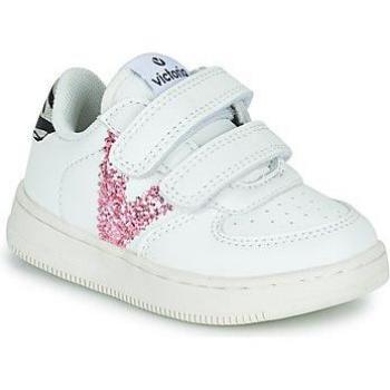 Zapatillas Victoria Tiempo Efecto Piel FAN para Niña en Blanco