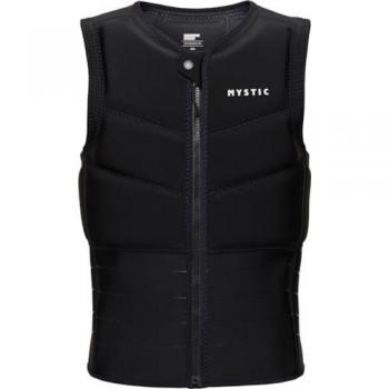 Chaleco Salvavidas de Neopreno Mystic Star Impact para Kitesurf, color negro, para hombre, con cierre frontal, talla M