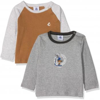 Petit Bateau Lot Tempo, Camiseta de Manga Larga para Bebés,