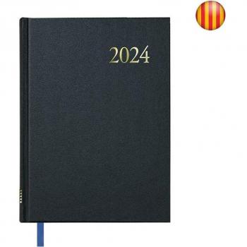Agenda Dohe Segovia Semana Vista Catalán 14x20cm Negro 2024