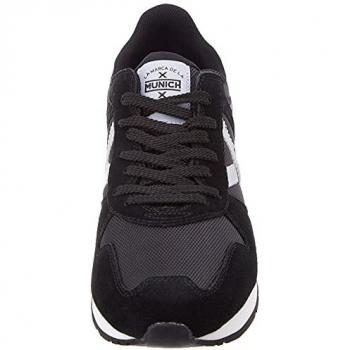 Zapatillas Munich Massana 432 para Hombre, Negras, Piel Serraje, Talla 42 EU