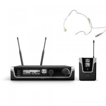 Sistema Inalámbrico LD Systems U508 BPHH con Petaca y Micrófono Diadema Color Carne