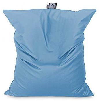 Puff Gigante de Polipiel Interior Azul Cielo Happers