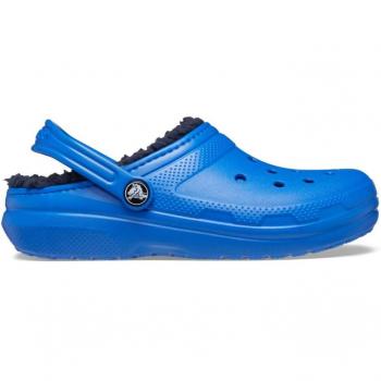 Zuecos de bebés Classic Lined Clog Crocs T azul infantil - 19-20