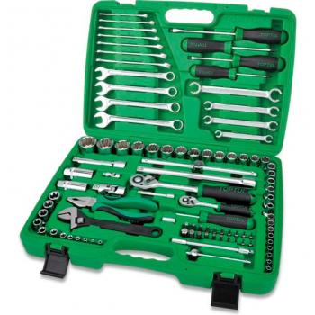 Kit de herramientas TOPTUL GCAI9602 - Herramientas 1/4 y 1/2, 97 piezas, incluye vasos de 12 caras