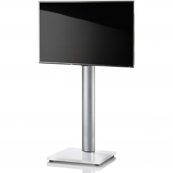 Soporte de TV Universal Aluminio Onu Blanco/Silver 32-70 Zoll, VESA hasta 600x400, Altura 174 cm