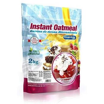Quamtrax Nutrition Strawberry & Cream Avena Instantánea - 2000 gr