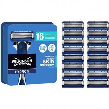 Wilkinson Sword Hydro 5 Sensitive Maquinilla + 4 Recambios con Banda Lubricante Pro Vitamina B5