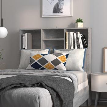 Cabecero con contenedor Sonoma gris 100x19x103,5 cm