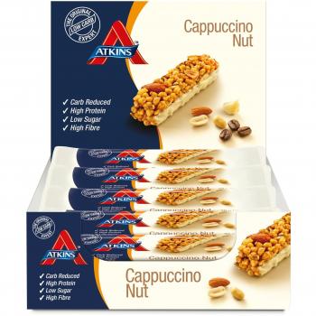 Atkins DB Nut Cappuccino Individual Barritas - Paquete de 15 barritas x 30 gr - Total: 450 gr