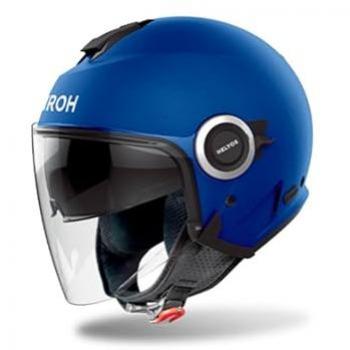 Casco Jet Airoh Helios Color Azul Mate Talla M
