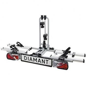 Pro-User Diamant Portabicicletas - Soporte de Techo y Baca para Coche (Portabicicletas) Plata