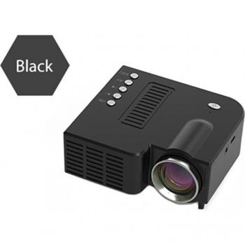 Miniproyector LED WiFi UC28C 16.7M Portátil para Cine en Casa, Películas y Juegos