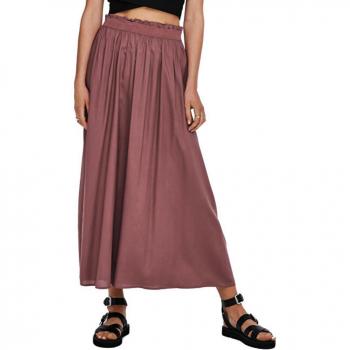Only Onlvenedig Life Long Skirt NOOS, Long skirt, Color: Rose, Size: XS