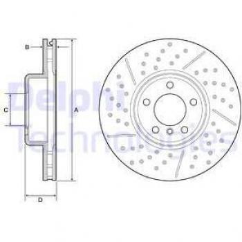 Disco de freno DELPHI BG9234C