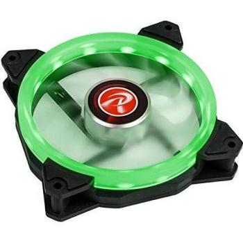 Raijintek Iris 12 Ventilador PC LED, Ventiladores PC Silenciosos, Ventiladores PC 120mm con Luces LED Colocado En el Marco y Alta Eficiencia