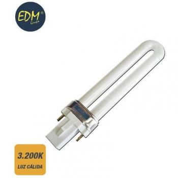 Bombilla fluorescente EDM 450 lm G23 (3200 K)