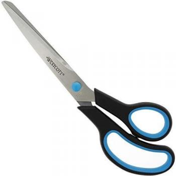 Westcott easy grip tijeras 235cm color azul negro