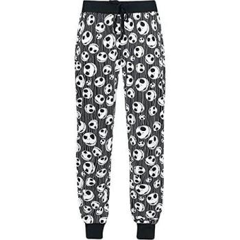 The Nightmare Before Christmas Pesadilla Antes De Navidad Jack Skellington - Skulls Mujer Pantalón de Pijama Negro 3XL 100% algodón