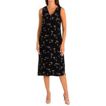 Karl Marc John Vestido Sin Mangas Cuello en Pico 8896 Mujer