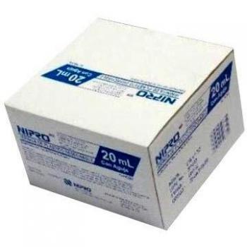 JERINGA 20ML NIPRO - JERINGAS DESECHABLES - ESTERILIZADAS - SIN AGUJA - PACK 50 UNIDADES