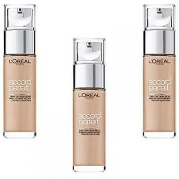 Accord Perfect Fluid Foundation 3.R / 3.C Beige Rosé, juego de 3