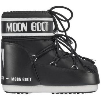 Moon Boot Classic Low 2 Women's Winter Snow Boots - Black Nylon Size 42-44