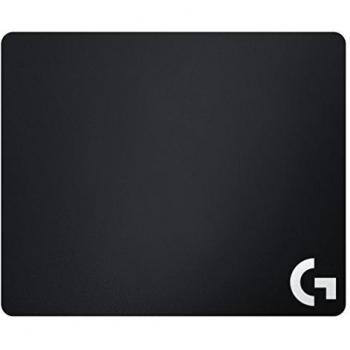 Logitech G640 Alfombrilla de Ratón Gaming de Tela, Para Ratón con Cable o Inalámbrico, 460 x 400mm, Grosor 3 mm, Fricción de Superficie Moderada, Textura de Superficie Uniforme - Negro