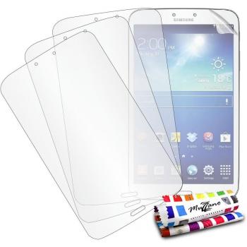 3 Protecciones de Pantalla transparentes para SAMSUNG GALAXY TAB 3 8.0 3G UltraClear Originales de MUZZANO de Calidad PREMIUM - Tratamiento Anti-rayado, Anti-rastro y Anti-polvo + De regalo 1 ESTILETE + 1 PAÑO MUZZANO