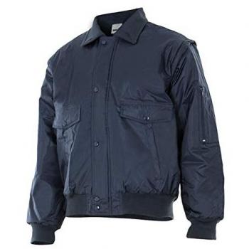 Cazadora acolchada impermeable desmontable Velilla serie 11501, color Azul Navy, Talla S