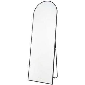 Espejo de Pie Cuerpo Entero Flamingueo - Espejo Decorativo Grande Negro 163 x 53 x 3 cm para Habitaciones y Decoración del Hogar