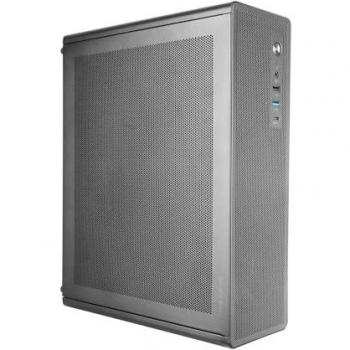 Caja PC MicroATX Tacens Aeroslim500 Slim con Fuente TFX 500W, Ventilador FDB 90mm, Paneles Mesh Antipolvo, USB-C y USB 3.0, Color Negro