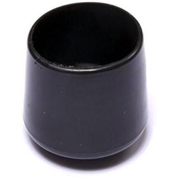 Brinox B75315N Contera Exterior Redonda Flexible, Negro, Diámetro 32 mm, Set de 50 Piezas