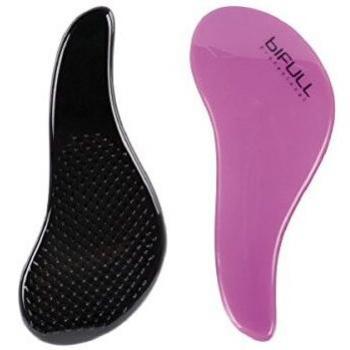 BIFULL Cepillo DESENREDANTE Lila, Negro, Estandar
