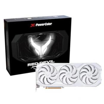 Tarjeta Gráfica PowerColor Red Devil Radeon RX 9070 XT Espectral Blanca 16GB GDDR6 HDMI/3 DisplayPort PCIe 5.0