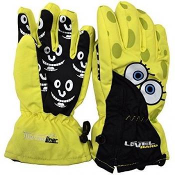 Level Lucky - Guantes de Invierno Unisex para jóvenes, Color Amarillo