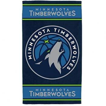 Fanatics NBA - Toalla de Playa, diseño de Minnesota Timberwolves