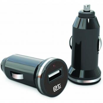 Cargador de dispositivo móvil Auto-T 540123 para mechero de coche mini USB 12/24V Negro