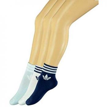 adidas Tref ANK Sck HC Ankle Socks, Hombre, White/Sky Tint/Tech Indigo, 3942