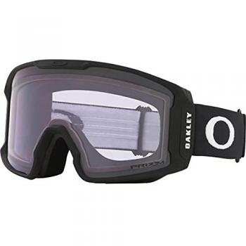 Oakley Line Miner M Matte Black Ski Goggles with Prizm Snow Clear Lens