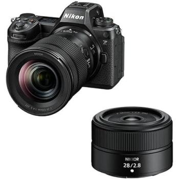 Cámara Mirrorless Nikon Z6 III 24.5MP Full-Frame + Objetivos Z 24-120mm f/4 S y Z 28mm f/2.8