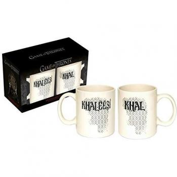 SD Toys SDTSDT02159 - Set 2 tazas cerámicas con diseño Khal & Khaleesi Arena Game Of Thrones